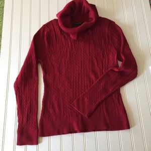 Red Jeanne Pierre L Turtleneck Knit Sweater
